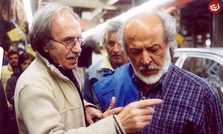 عکس؛ سفر در زمان؛ ظاهر خاص «ایرج قادری در کنار مرتضی عقیلی»؛ سال 1353