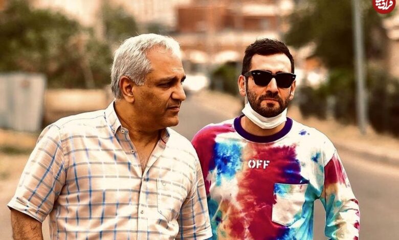 (عکس) سفر در زمان؛ «مهران مدیری و پسرش فرهاد» در دهه 90