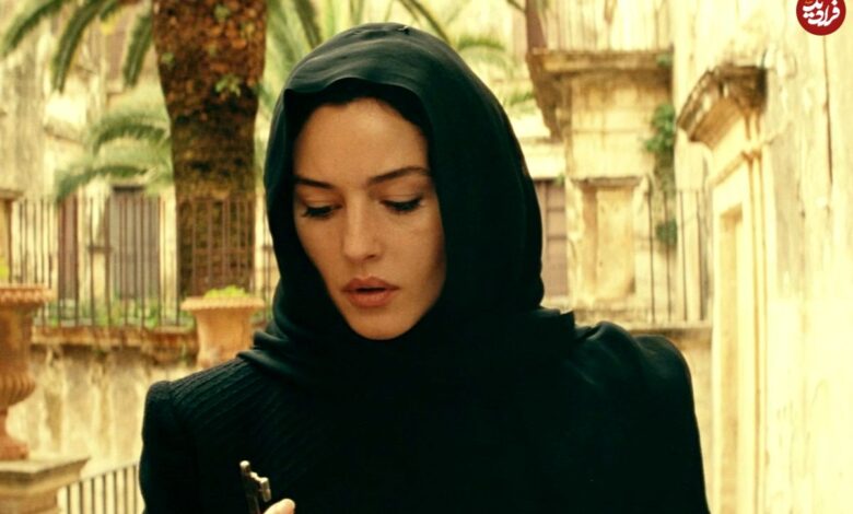 زمان و تاریخ عکس؛ «مونیکا بلوچی، بازیگر نقش مالنا» در 39 سالگی؛ سال 1382 عکس؛ سفر در زمان؛ «مونیکا بلوچی، بازیگر نقش مالنا» در 39 سالگی؛ سال 1382