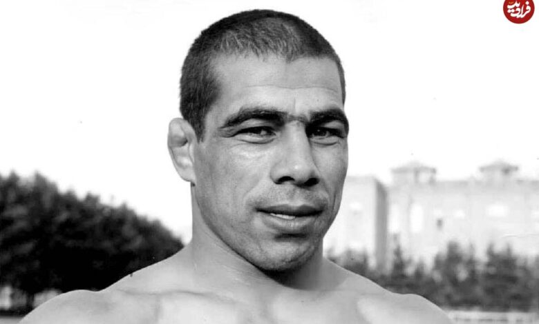 عکس؛ سفر در زمان؛ «ویگن در کنار غلامرضا تختی» در یک مراسم خصوصی؛ اوایل دهه 40