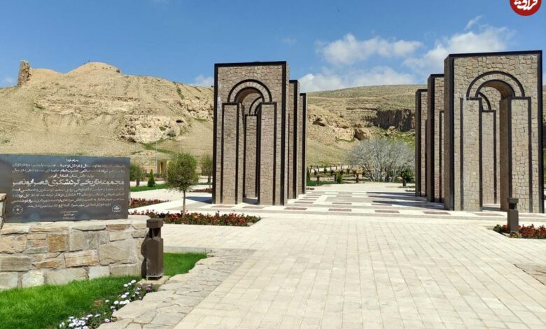 عکس؛ سفر به تاریخ؛ مردان قاجاری در محوطۀ «تخت مادر سلیمان»؛ بیش از یک قرن قبل عکس؛ سفر به تاریخ؛ مردان قاجاری در محوطۀ «تخت مادر سلیمان»؛ بیش از یک قرن قبل