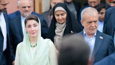 عکس؛ سفر به تاریخ؛ چهرۀ «مریم نواز، فرماندار پنجاب پاکستان» در 19سالگی در روز عروسی‌اش