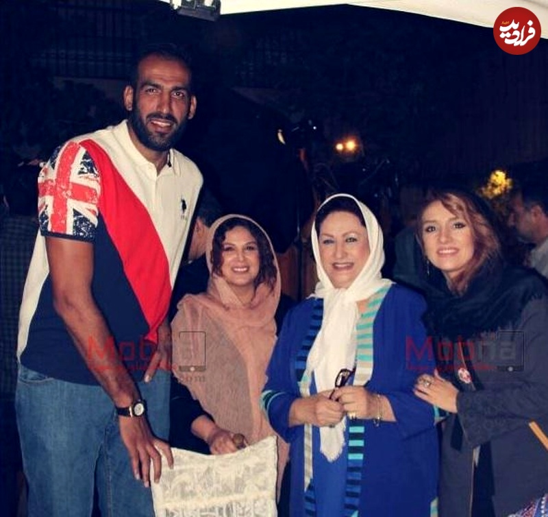 no-name-18 عکس؛ سفر به تاریخ؛ «غول لشکر زبیری» (سریال مختارنامه) در کنار «مریم امیرجلالی»؛ دهۀ 90