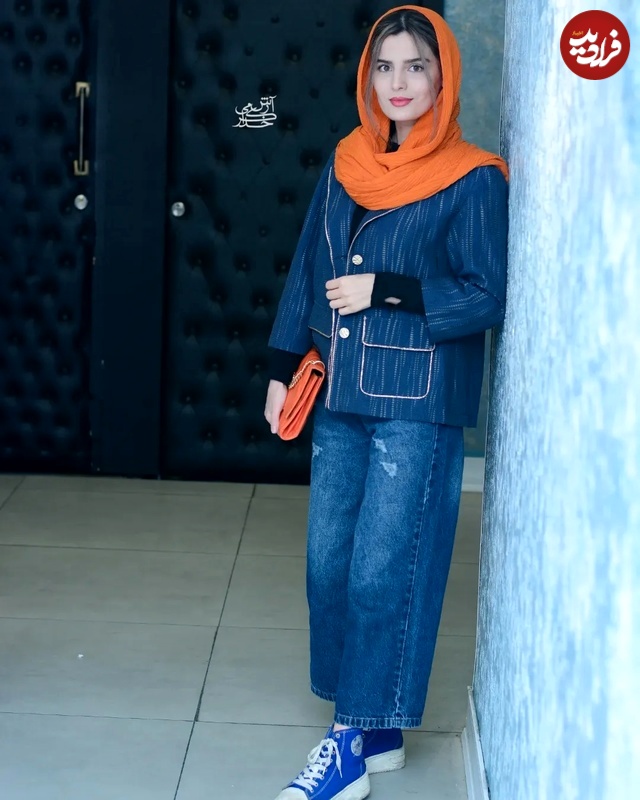 تاریخ و سفر در زمان؛ (عکس) | تیپ و چهرۀ بازیگر نقش «سوجان» مراسم اکران یک فیلم