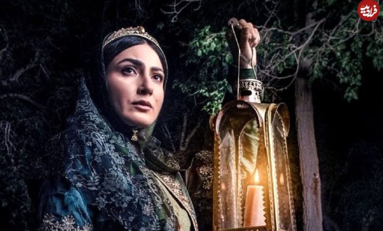 عکس| سفر در زمان؛ چهره «گلین خانم» سریال جیران در واقعیت و در دوران قاجار