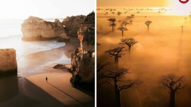 تصاویر؛ منظره‌های خیره‌کننده‌ای که «پهپادها» به تصویر کشیده‌اند