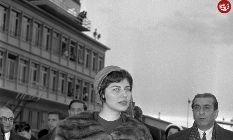 عکس| سفر در زمان؛ «ثریا، ملکه دو رگه ایران» در یک سفر خصوصی در پاریس؛ سال 1334