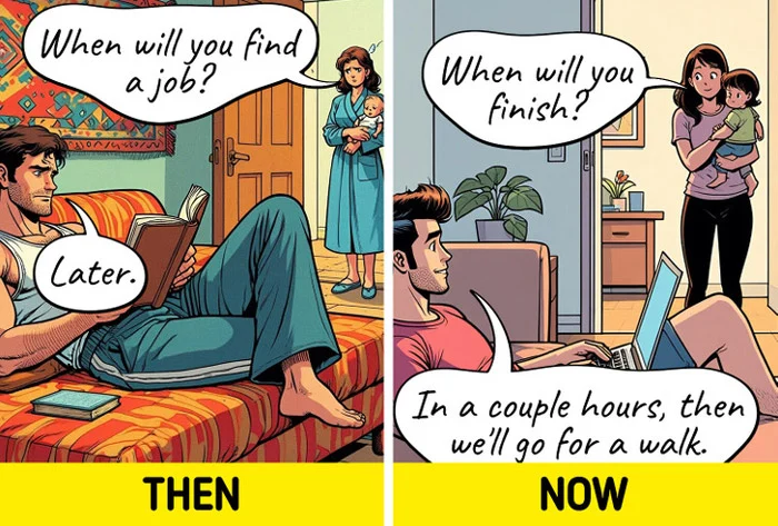 175531895464384-irannaz-com افرادی که بیکار بودند ، عکس هایی از تفاوت های بسیار جالب زمان قدیم با الان