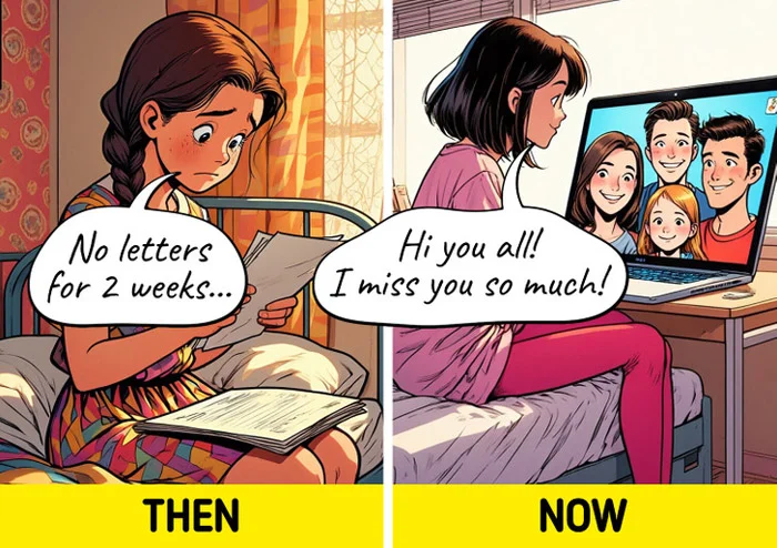 175531895684111-irannaz-com سرویس های آنلاین، امکان ارتباط با سراسر جهان ، عکس هایی از تفاوت های بسیار جالب زمان قدیم با الان