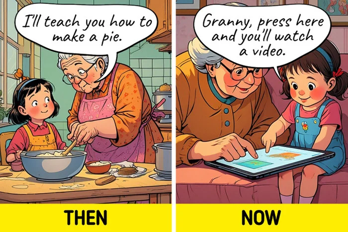 175531896686061-irannaz-com انتقال دانش و اطلاعات ، عکس هایی از تفاوت های بسیار جالب زمان قدیم با الان