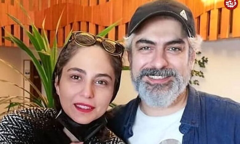 عکس| سفر به تاریخ؛ «مهدی پاکدل» 19 ساله در کنار «فاطمه معتمدآریا» در پشت‌صحنه یک تئاتر