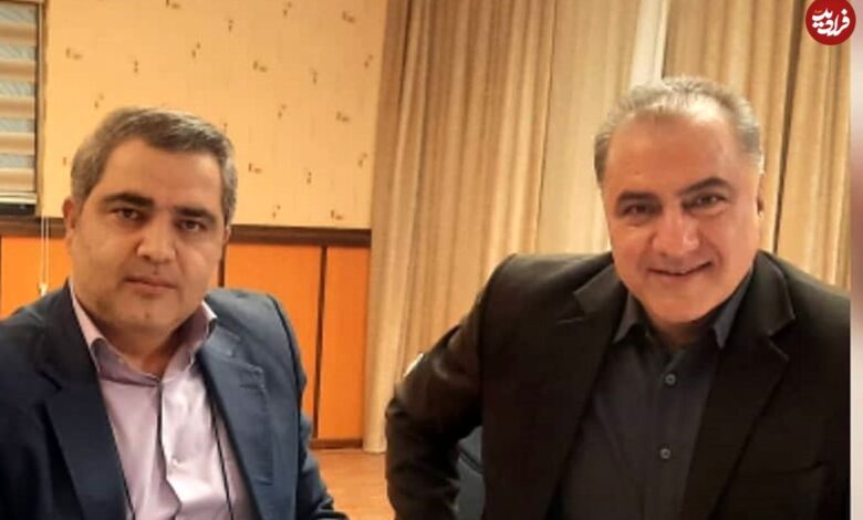 عکس| سفر به تاریخ؛ «دکتر توفیقی و دکتر مهرپرور» (بچه مهندس) 24 سال قبل در سالن تئاتر در کنار هم