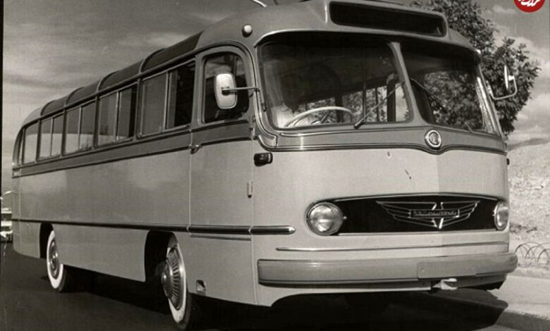 عکس؛ سفر در زمان؛ اتوبوس شرکت میهن تور اوایل دهه سی