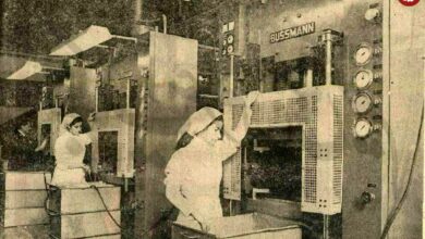 (عکس) سفر به ایران قدیم؛ ۱۳۵۴؛ کارخانه جات در دست زنان