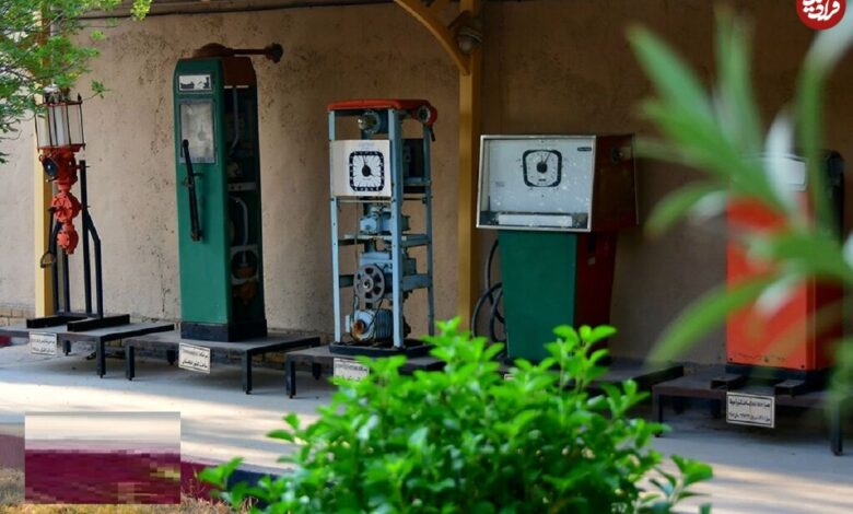 عکس؛ سفر در زمان؛ پمپ بنزینی در آبیک قزوین در سال ۱۳۴۷
