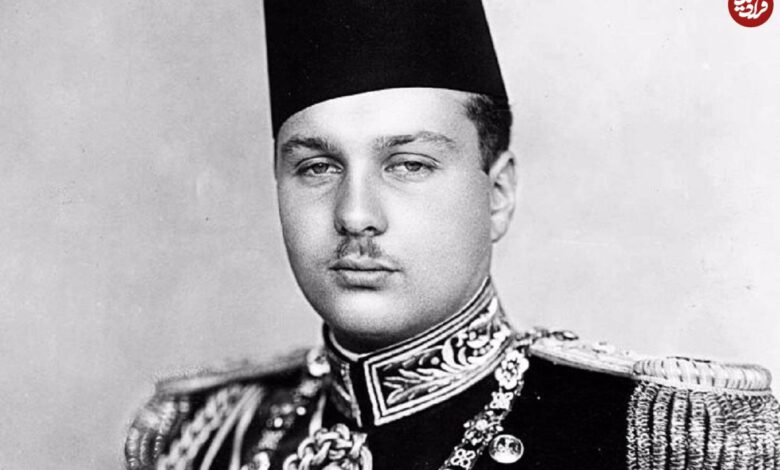 عکس؛ سفر در زمان؛ ملک فاروق اول مصر همراه با پسرش، ولیعهد احمد فؤاد دوم