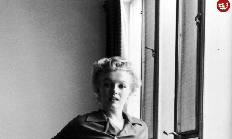 عکس| سفر در زمان؛ «مرلین مونرو» در 15 سالگی و با یک پرنده نوک شاخ؛ سال 1320