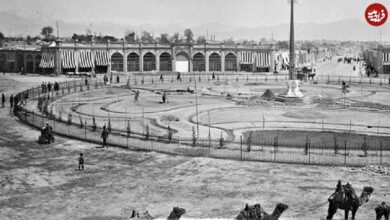 عکس؛ سفر در زمان؛ میدان قاپوق طهران ( میدان اعدام ) در زمان قاجاریه