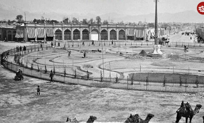 عکس؛ سفر در زمان؛ میدان قاپوق طهران ( میدان اعدام ) در زمان قاجاریه