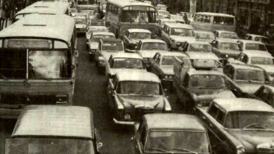 تصاویر؛ سفر در زمان؛ ترافیک اول مهر خیابان‌های تهران صدای ملکه را درآورد!