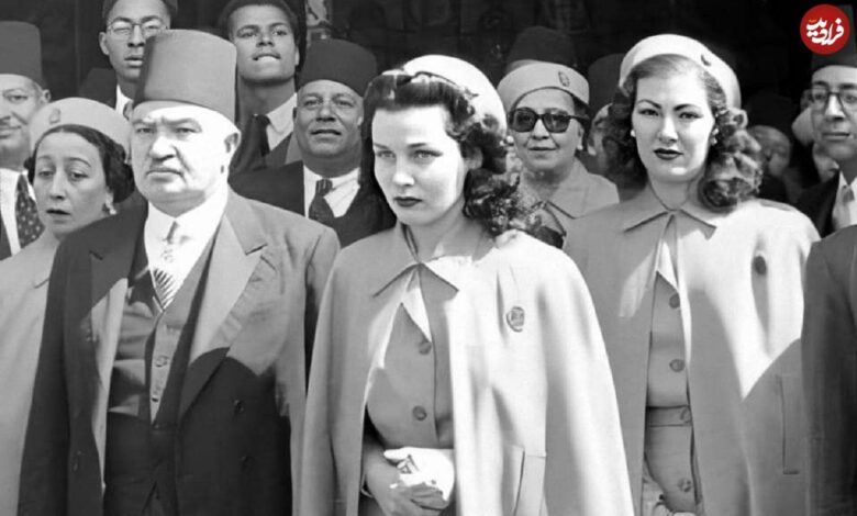 تاریخ و سفر در زمان؛ (عکس) «فوزیه» کنار «نریمان صادق، ملکه مصر» سال 1330 عکس| سفر در زمان؛ «فوزیه» در کنار «نریمان صادق، ملکه مصر»؛ سال 1330