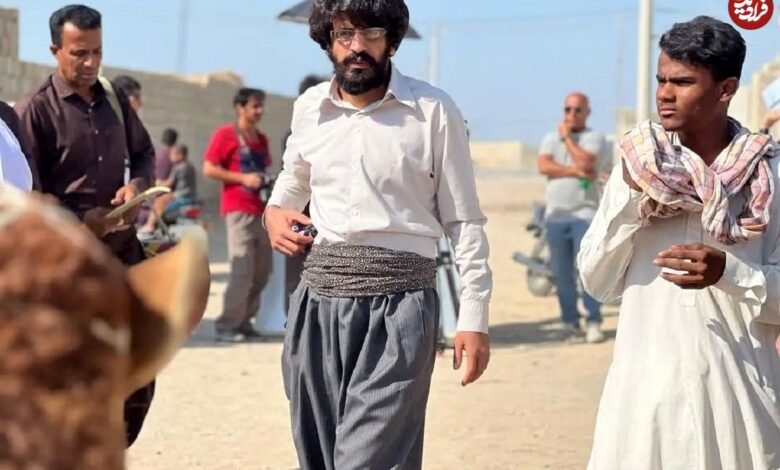 عکس| سفر در زمان؛ «اوس غلام، افشین، وحید و سیروس» در پشت صحنه سریال نون خ؛ سال 1400