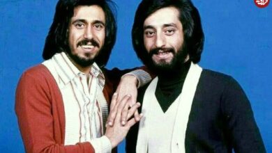 (عکس) سفر در زمان؛ «ابی/ابراهیم حامدی» در کنار پدر و شوهر خواهرش؛ دهه 40