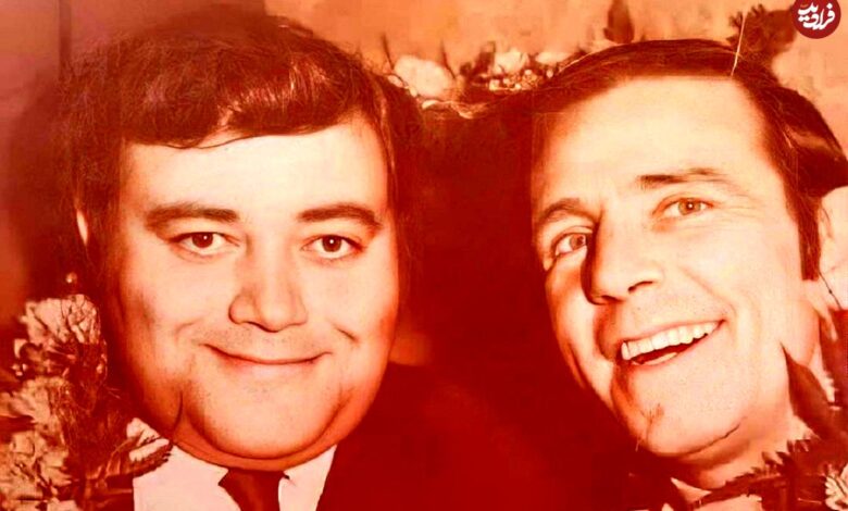 عکس| سفر در زمان؛ «همایون» در پیری و در کنار «ناصر ملک مطیعی»؛ دهه 90 عکس| سفر در زمان؛ «همایون» در پیری و در کنار «ناصر ملک مطیعی»؛ دهه 90