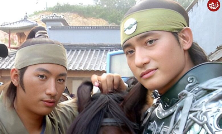 تاریخ و سفر در زمان؛ (عکس) ژست صمیمی «بانو سولان و یونگ پو» پشت صحنه سریال جومونگ 20 سال قبل عکس| سفر در زمان؛ ژست صمیمی «بانو سولان و یونگ پو» در پشت صحنه سریال جومونگ؛ 20 سال قبل