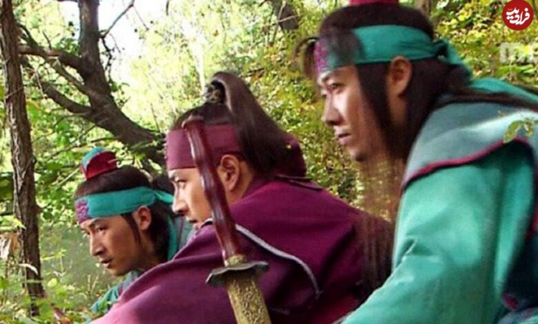 تاریخ و سفر در زمان؛ (عکس) پشت صحنه ضبط سکانس «نجات بانو سویا» سریال جومونگ 20 سال قبل عکس| سفر در زمان؛ پشت صحنه ضبط سکانس «نجات بانو سویا» در سریال جومونگ؛ 20 سال قبل