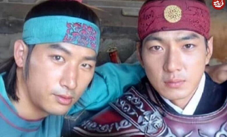 عکس| سفر به تاریخ؛ عکس یادگاری «اویی و ماری» در پشت صحنه سریال «جومونگ»