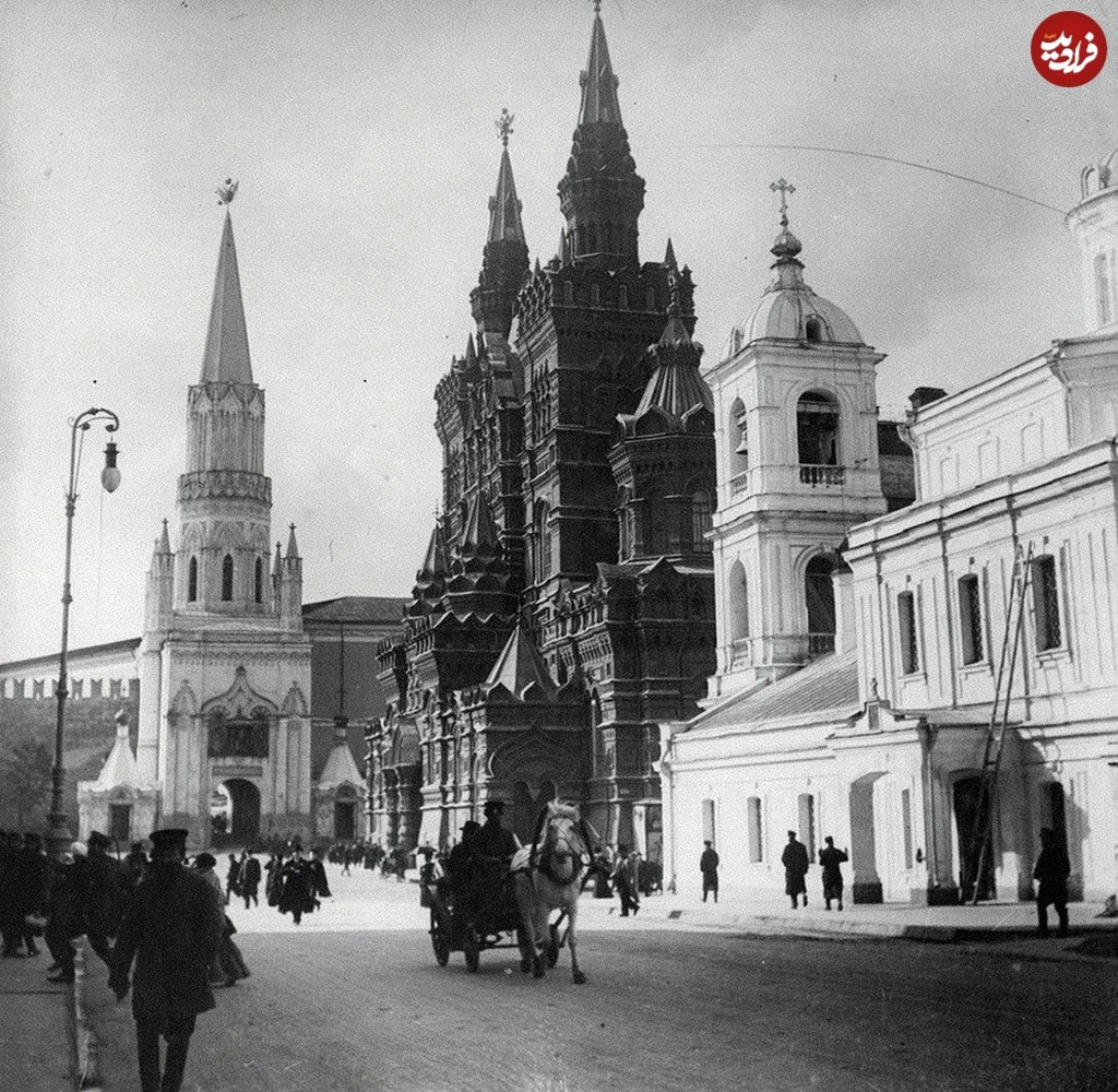 تاریخ و سفر در زمان؛ (عکس) منظره‌های «مسکو» یک قرن قبل
