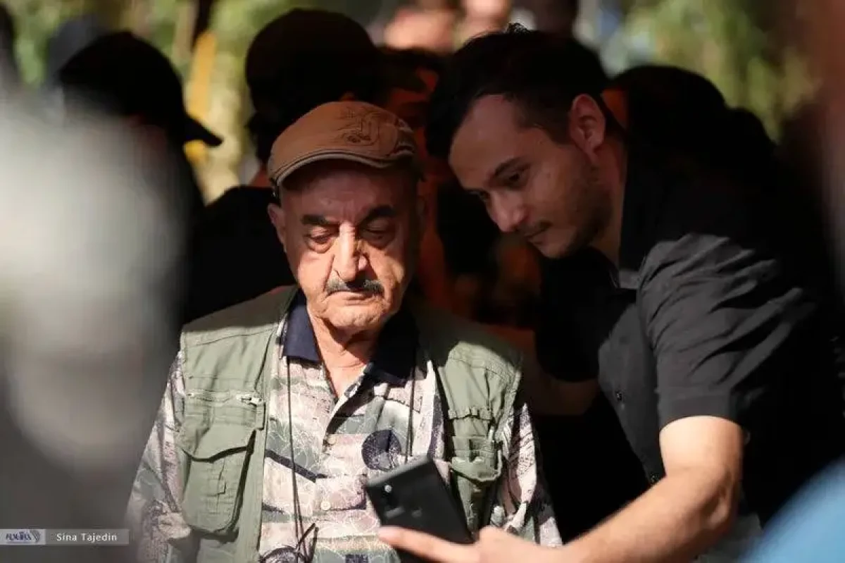 چهره ها در مراسم خاکسپاری زنده یاد سعید مظفری