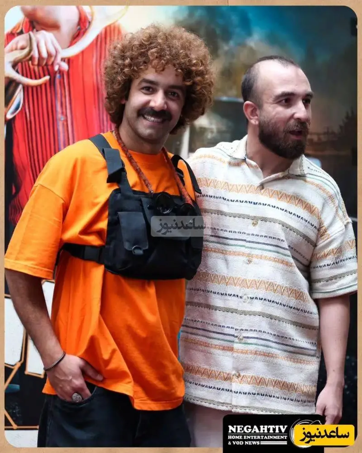 132886551760788884 ویدیو - بررسی تیپ و استایل پاییزی سپیده خداوردی با کت پلنگی ، بهزاد خلج، رضا عطاران و عباس جمشیدی فر در آخرین اکران سریال (اجل معلق)