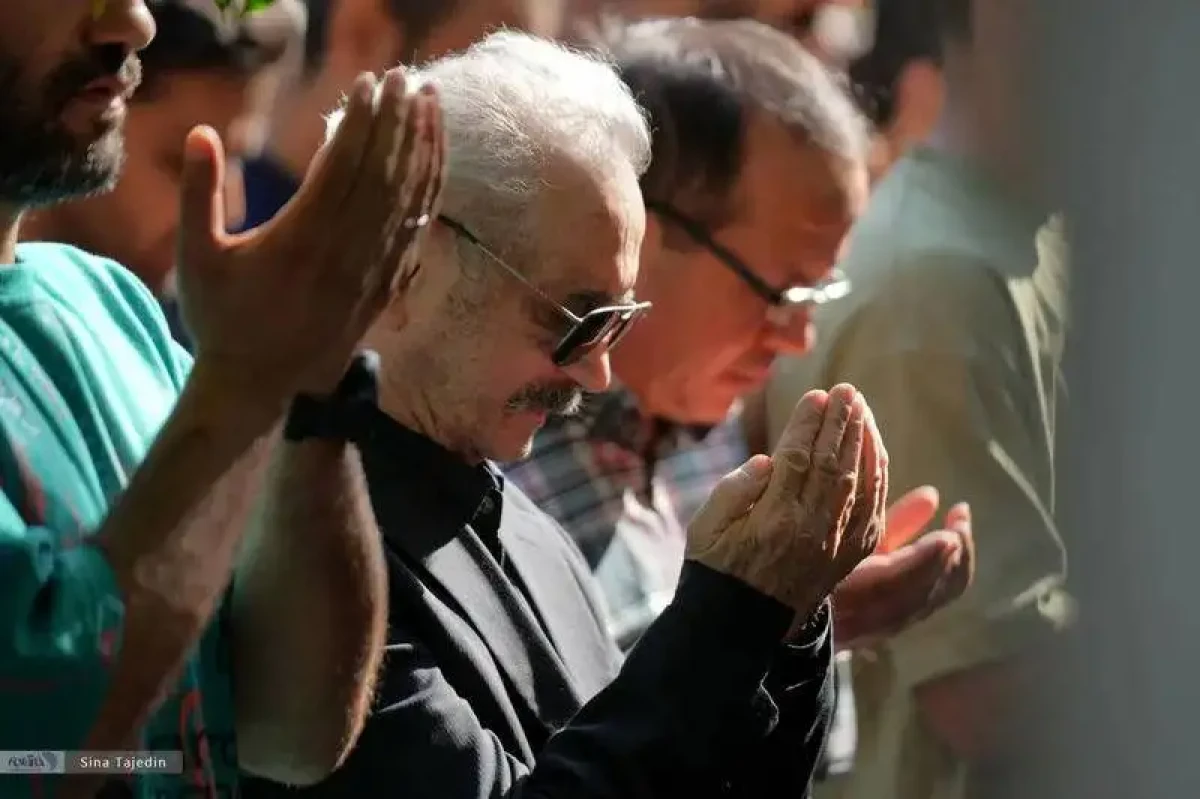 چهره ها در مراسم خاکسپاری زنده یاد سعید مظفری