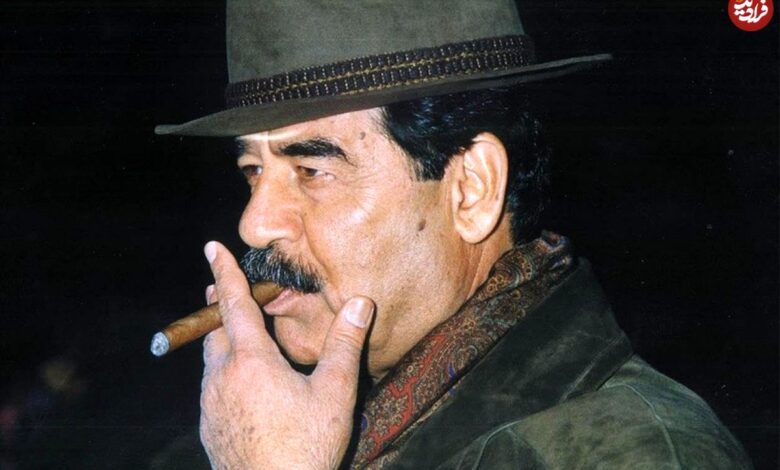 عکس| سفر به تاریخ؛ «صدام» و همسرش «ساجده» در حال روشن کردن شمعهای روی کیک تولد عکس| سفر به تاریخ؛ «صدام» و همسرش «ساجده» در حال روشن کردن شمعهای روی کیک تولد