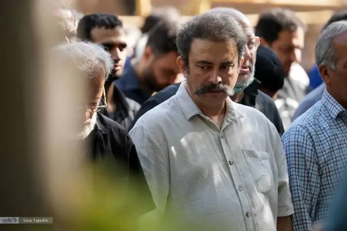 چهره ها در مراسم خاکسپاری زنده یاد سعید مظفری