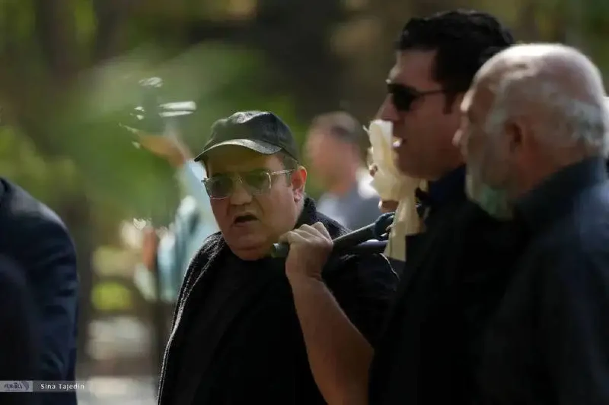 چهره ها در مراسم خاکسپاری زنده یاد سعید مظفری