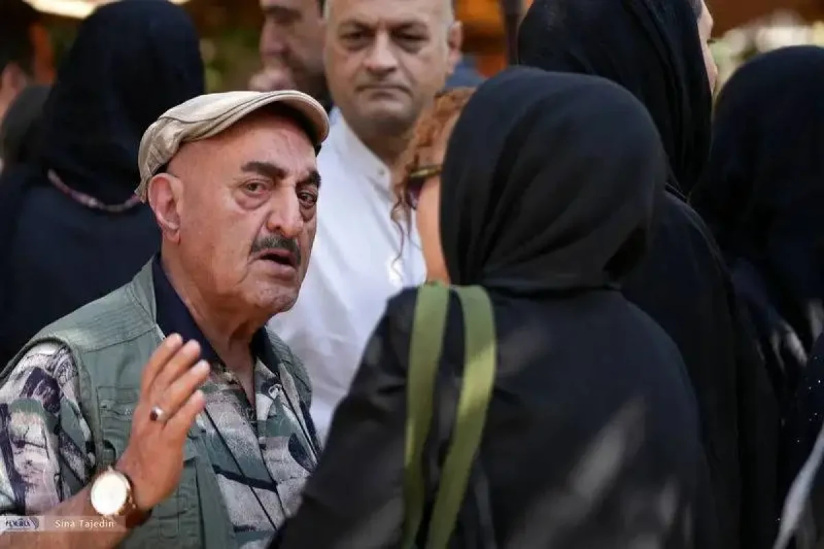 چهره ها در مراسم خاکسپاری زنده یاد سعید مظفری