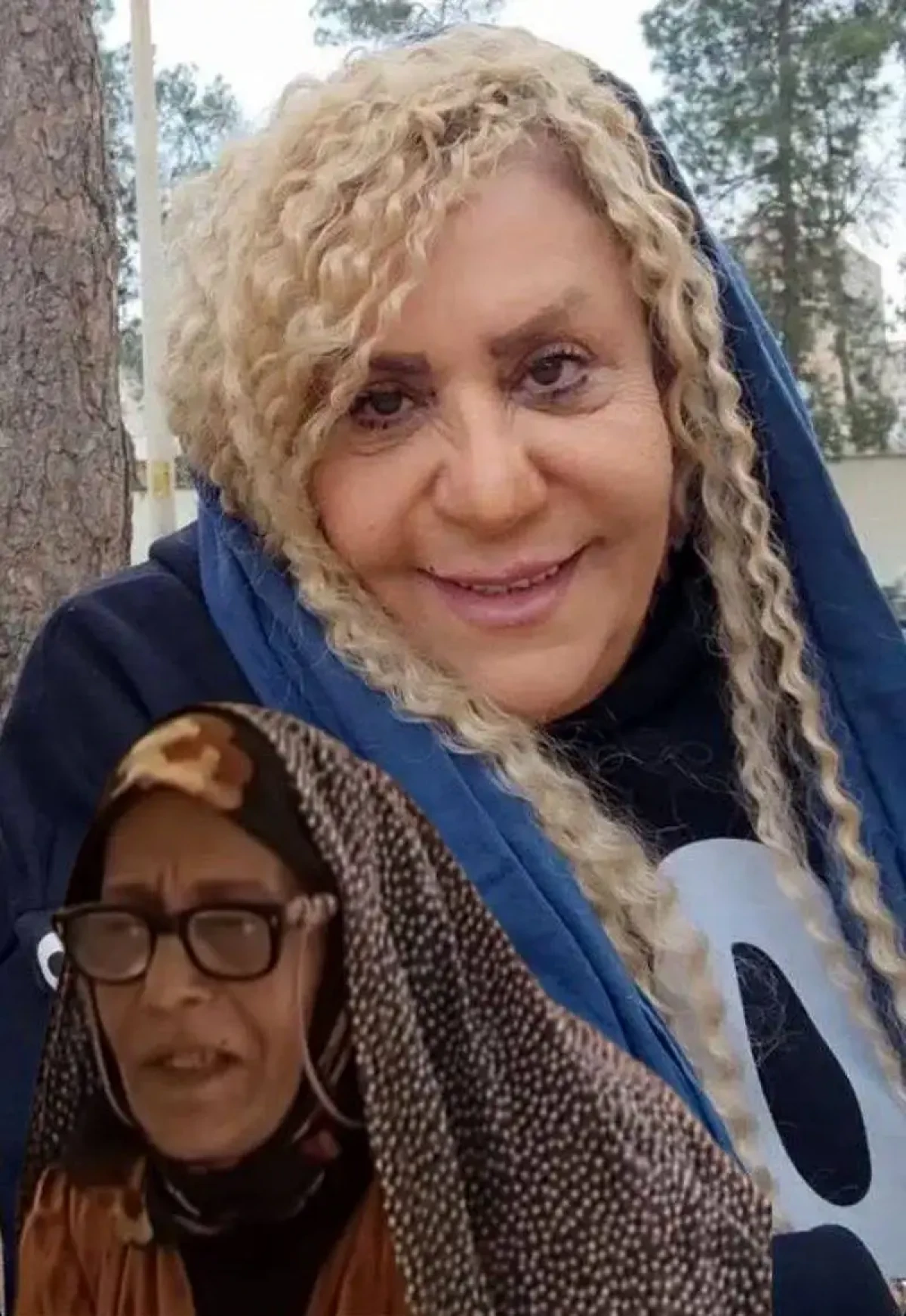 282817131760816773 عکس حیرت آور از تغییر چهره و میکاپ شهربانو موسوی بی بی سریال متهم گریخت ؟! - از موهای فرفری بلند طلایی تا ...