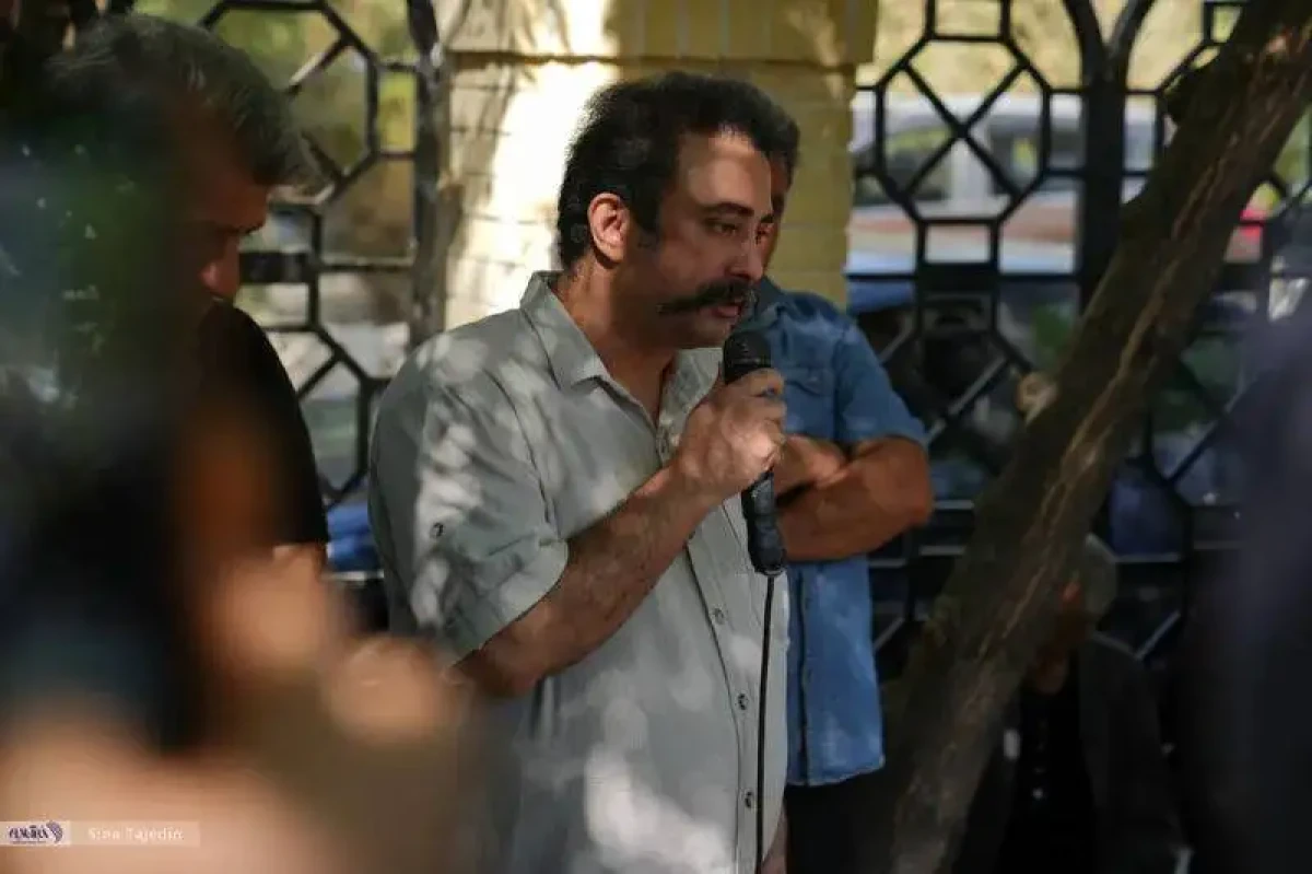 چهره ها در مراسم خاکسپاری زنده یاد سعید مظفری