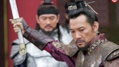 عکس| سفر زمان؛ تیپ و چهرۀ «امپراتور یوری» در جشن پایان سریال «امپراتور بادها»