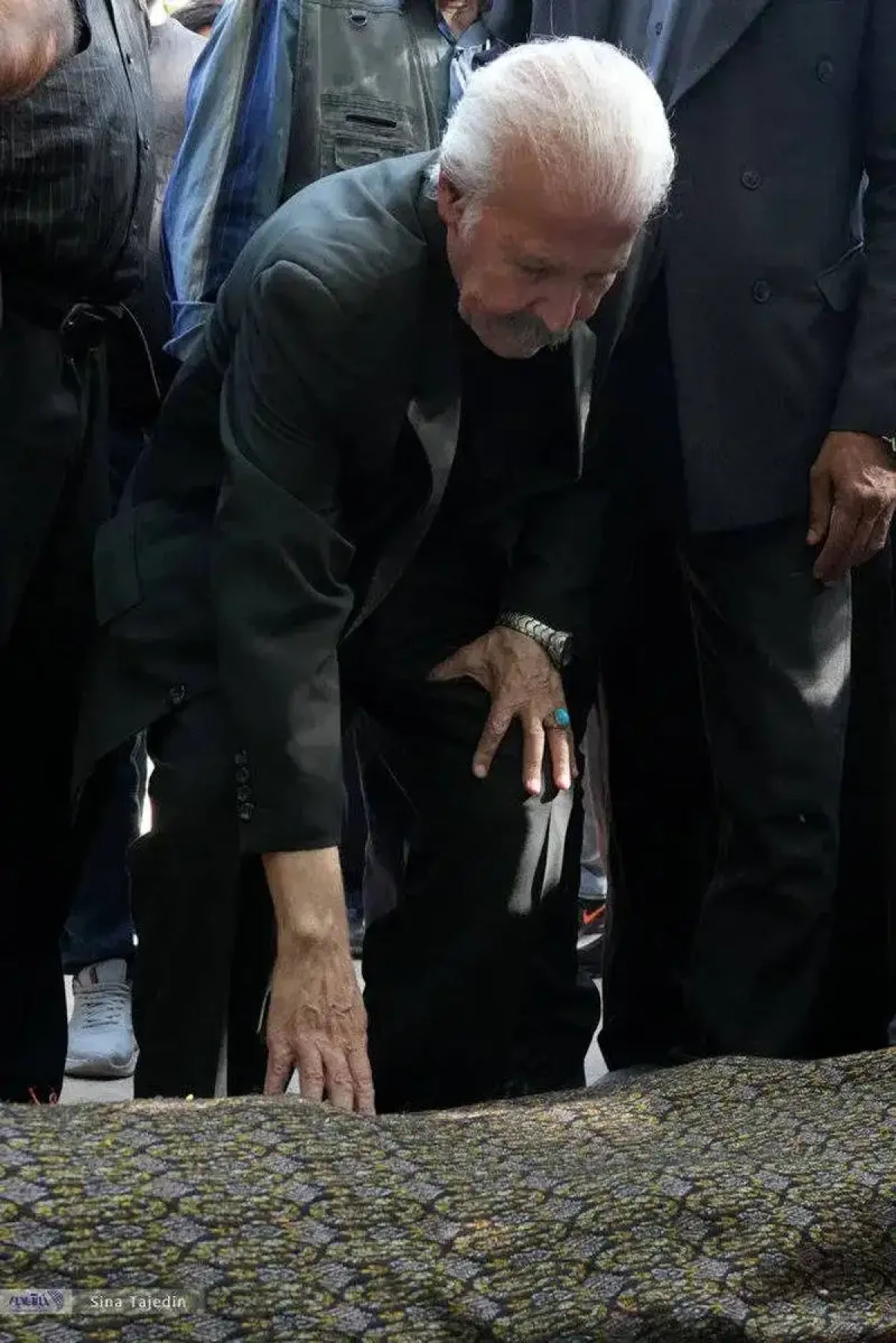 چهره ها در مراسم خاکسپاری زنده یاد سعید مظفری