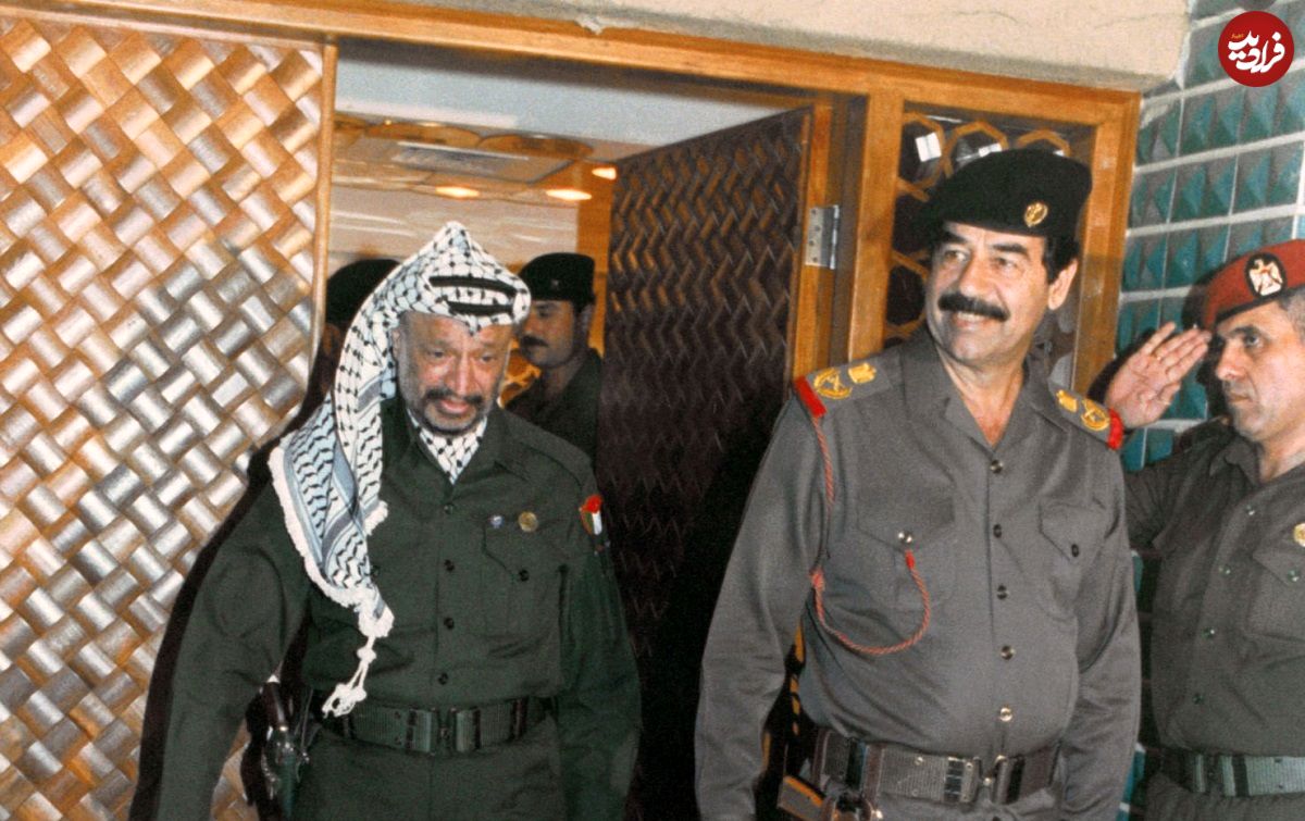 عکس| سفر در زمان؛ «صدام» با چهره خوشحال در کنار همسر اول اش «ساجده»؛ دهه 60