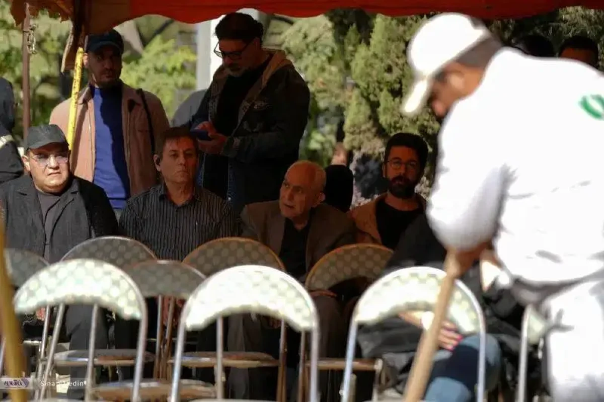 چهره ها در مراسم خاکسپاری زنده یاد سعید مظفری