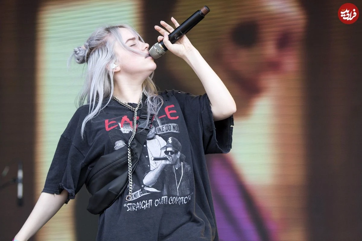 عکس؛ سفر در زمان؛ بیلی ایلیش در حال اجرا در استرالیا؛ ساا 1396 عکس؛ سفر در زمان؛ بیلی ایلیش در حال اجرا در استرالیا؛ ساا 1396