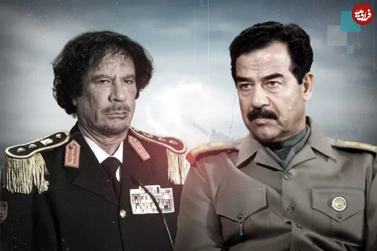 تونل زمان و تاریخ|«سرهنگ قذافی» در کنار «صدام و حسن البکر»؛ سال 1349 عکس| سفر در زمان؛ «سرهنگ قذافی» در کنار «صدام و حسن البکر»؛ سال 1349