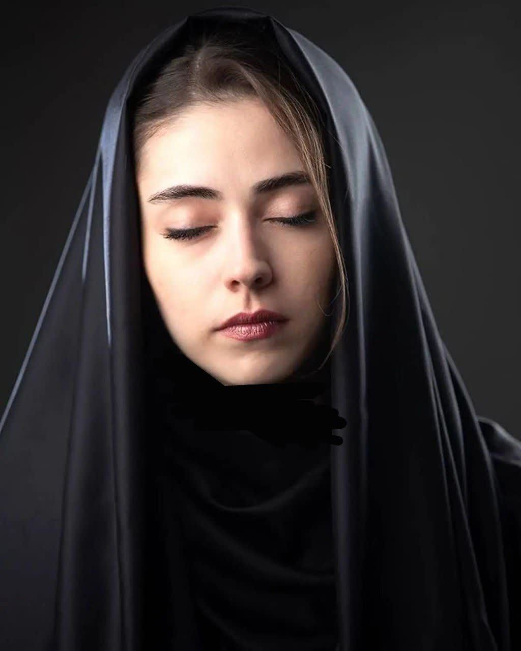 عکس در زمان | چهره‌ای زیبا از نیلوفر رجایی با چشمانی بسته، بازیگر نقش الیزابت در «پایتخت»