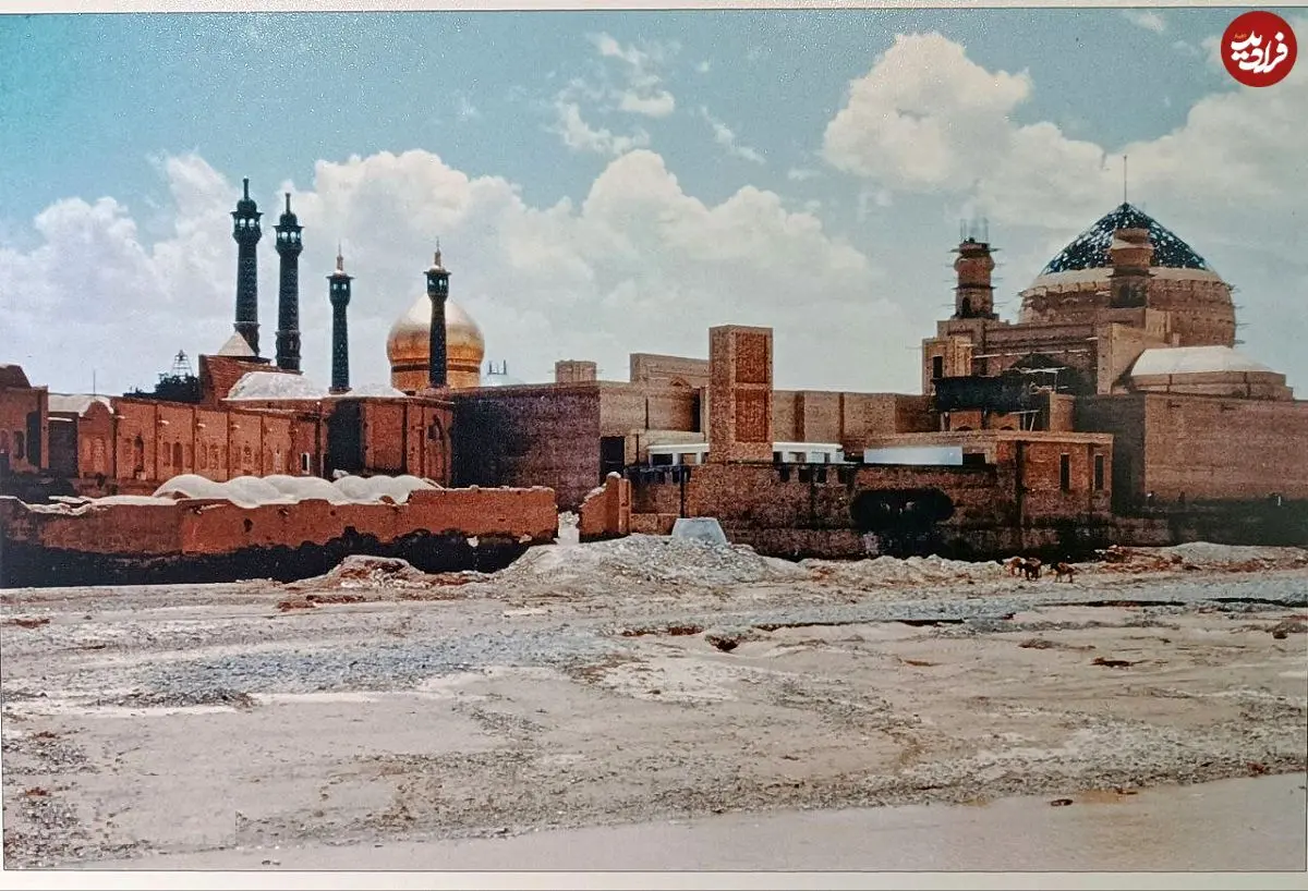 تصاویر؛ سفر در زمان؛ عکس‌های دیدنی و گزارش خواندنی از ساخت مسجد اعظم در قم!