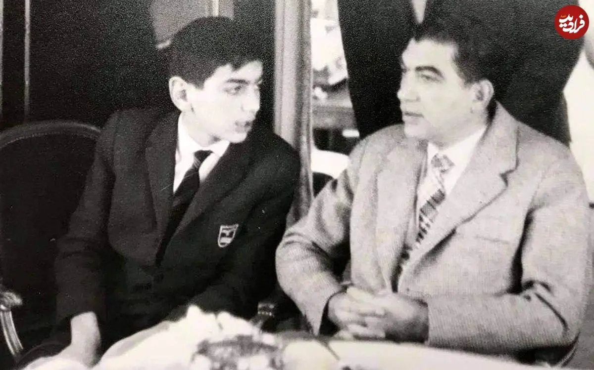 عکس| سفر در زمان؛ «غلامرضا پهلوی» در جشن تولد پسرش بهمن؛ اواخر دهه 40